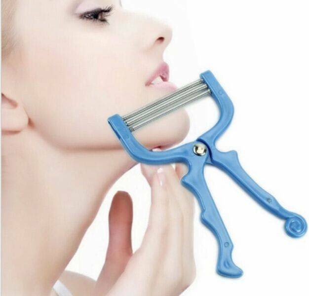 New Handheld Facial Hair Removal Threading Beauty Epilation Tool PINK