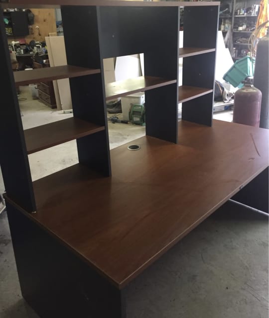 Wooden desk with hutch and draw unit Desks in Thirlmere NSW Gumtree