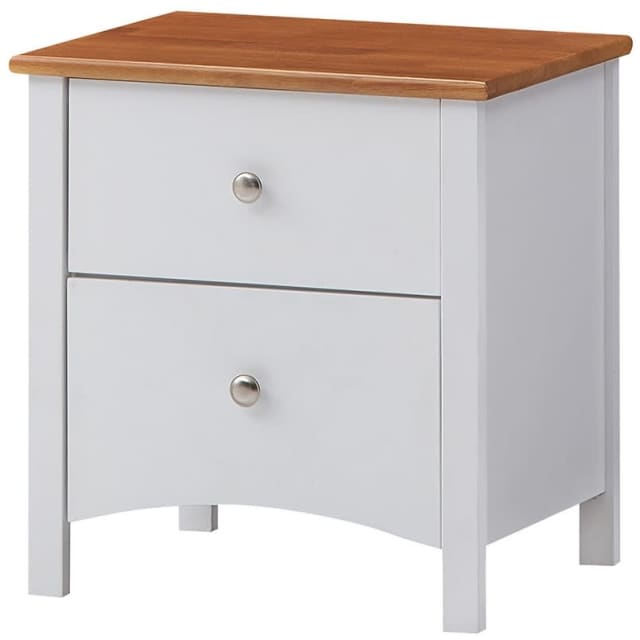 Lobelia Bedside Nightstand 2 Drawers Storage Bedside Tables