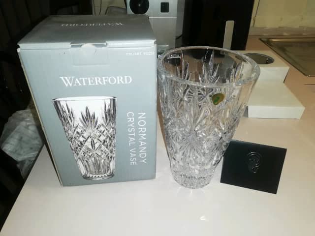 New Waterford Normandy crystal vase | Vases & Bowls | Gumtree