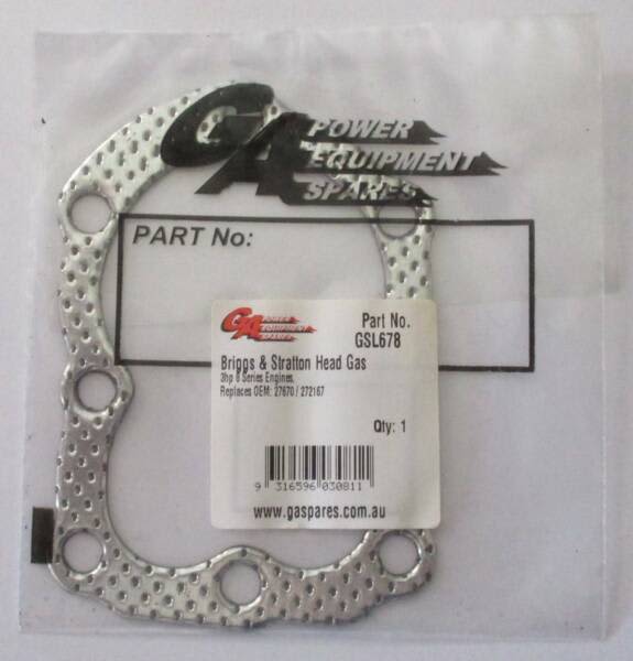 BRIGGS AND STRATTON HEAD GASKET SERIES 8 .PART GSL678.NEW SEALED