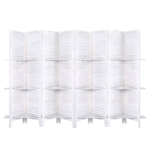 Artiss Room Divider Screen 8 Panel Privacy Foldable Dividers Timb