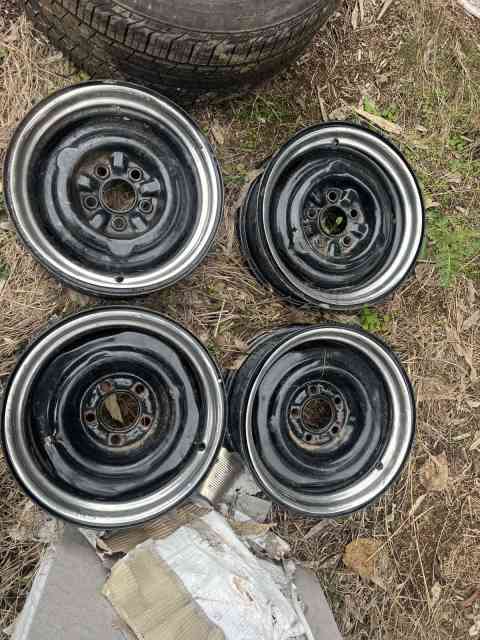 4x Original Ford Steel Wheels 15x5”&15x6” | Wheels, Tyres & Rims ...