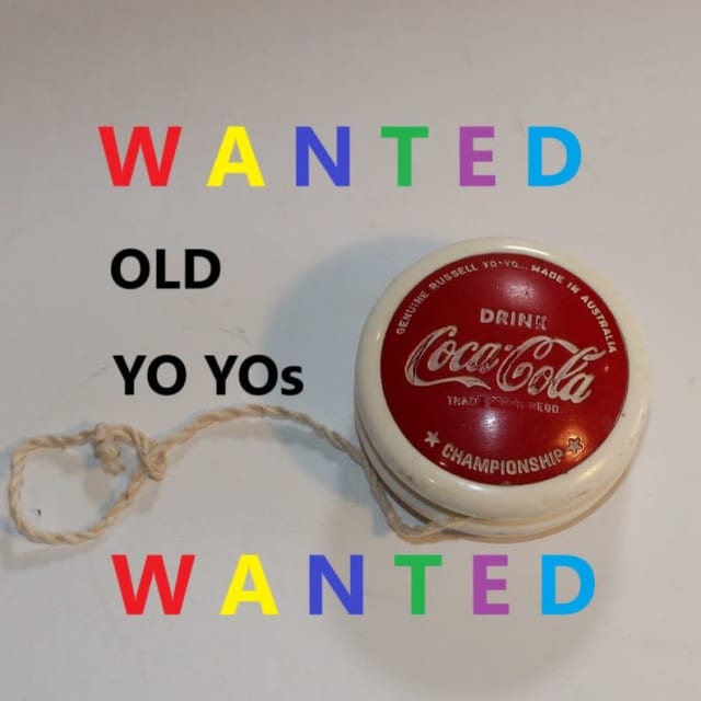 Yo Yo old yoyo fanta coke cocacola Russell Yoyos coca cola yoyo