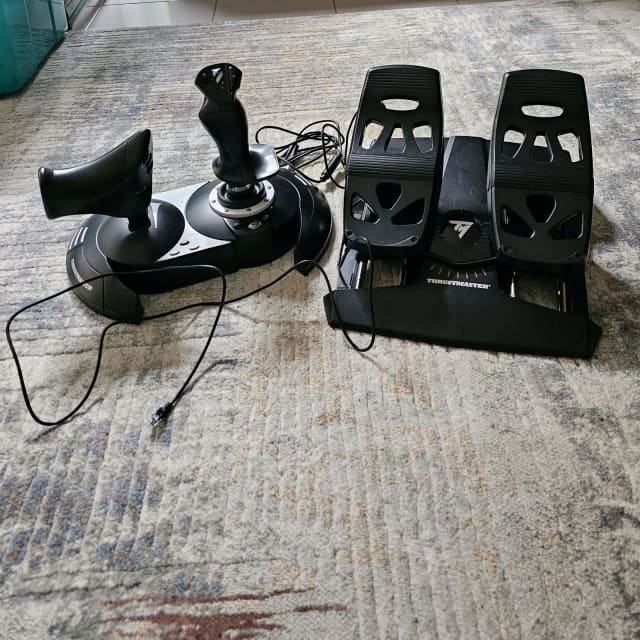 Thrustmaster Joystick and Rudder Pedals for Xbox & PC Flight Sim