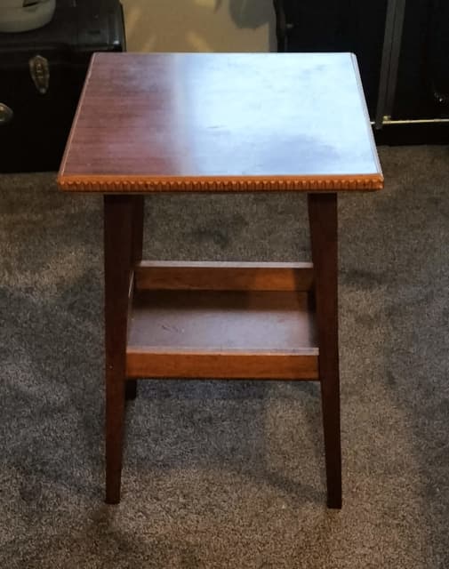 Tall Wood Side Table with Shelf Buffets & Side Tables Gumtree