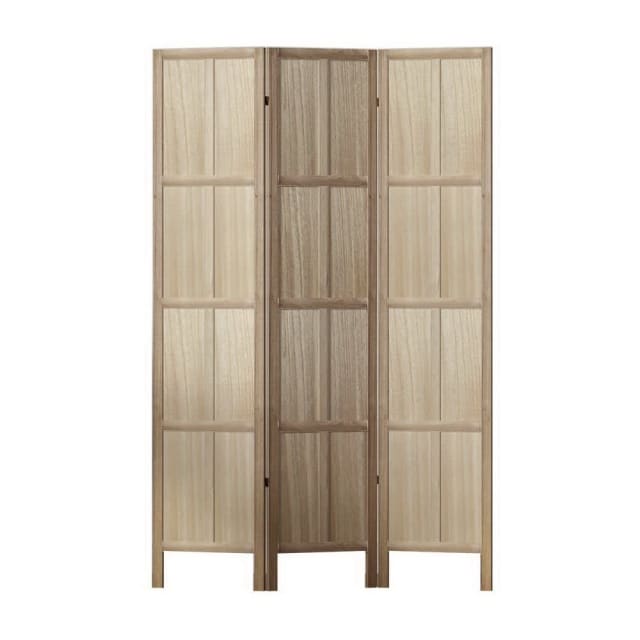 Artiss Jade Room Divider Screen Privacy Wood Dividers Stand 3 Pan