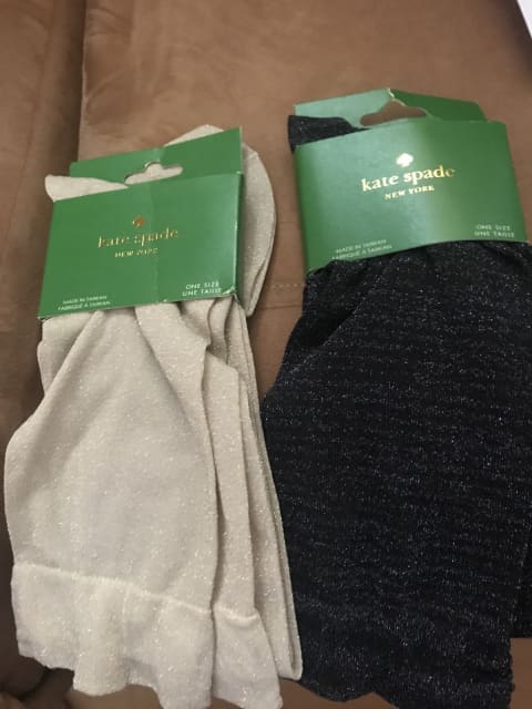 Kate Spade over the knee sock gold glitter and black with glitter |  Accessories | Gumtree Australia Wanneroo Area - Wanneroo | 1300317660