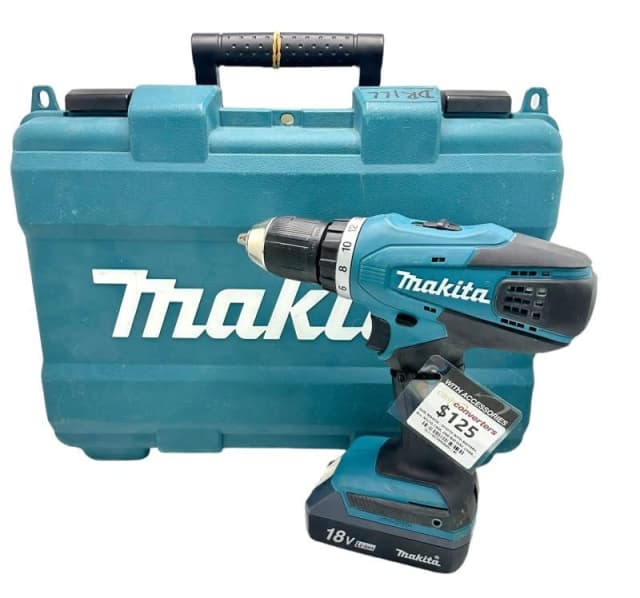 Makita DF457D Drill with Battery Power Tools Gumtree Australia