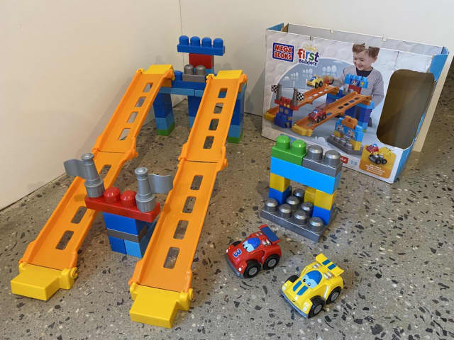 Mega Bloks Racing Track full set 50 pieces | Toys - Indoor | Gumtree ...