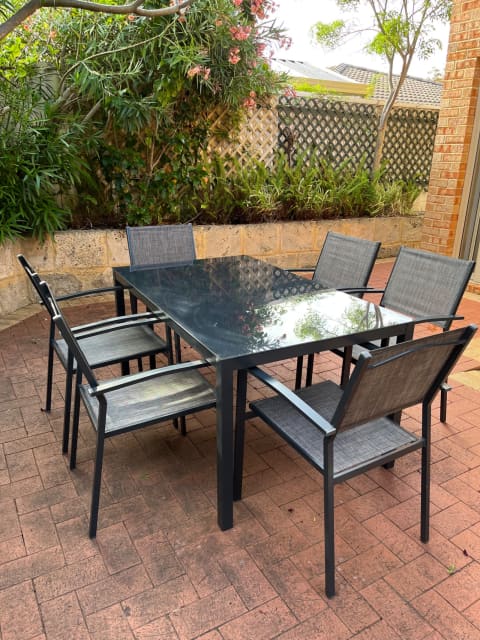 used garden table and chairs