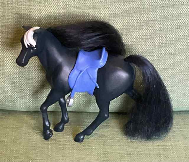 BLACK HORSE WITH BLUE SADDLE Collectables Gumtree Australia