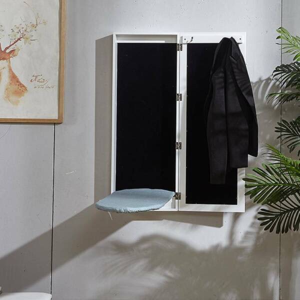 Wall Mounted Hide Away Ironing Board with Mirror White Other Home & Garden Gumtree