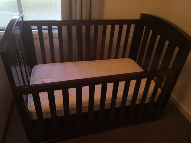 Walnut Boori Country Dropside Cot | Cots & Bedding | Gumtree Australia ...