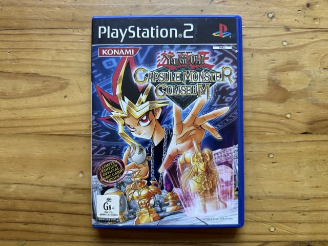 YUGIOH! CAPSULE MONSTER COLISEUM | PS2 | COMPLETE WITH SEALED CARDS ...