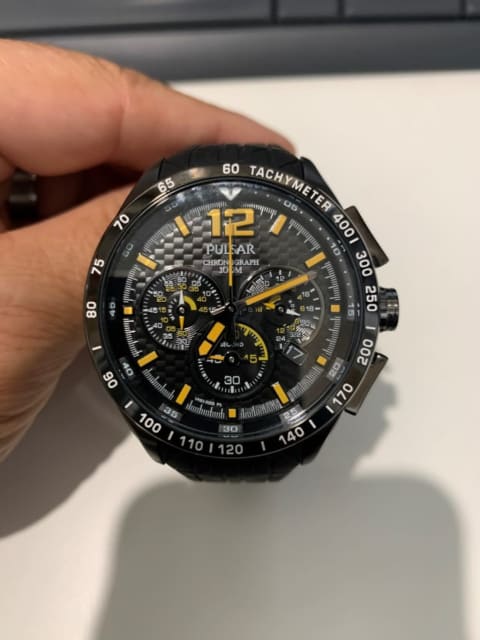 Pulsar on sale tachymeter watch