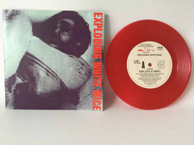 Exploding White Mice RED VINYL Ltd Edition A. Fear B. Without Warning ...