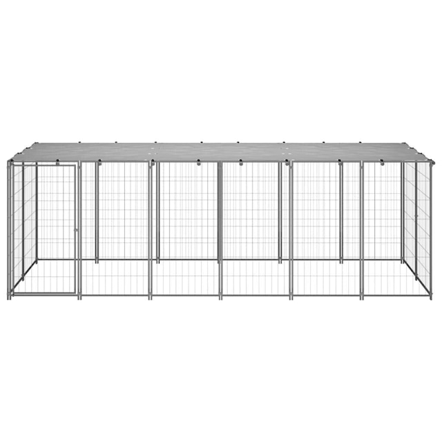 Dog Kennel Silver 330x110x110 cm Steel Pet Products Gumtree