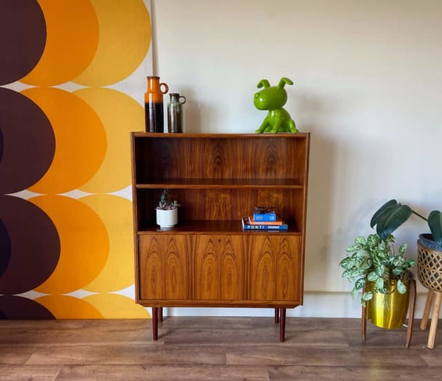 Mid Century Danish Made Brazilian Rosewood Bookcase Bookcases