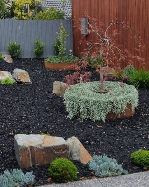 Tree planter box, veggie garden, sand pit, fire pit, Garden Art Pots