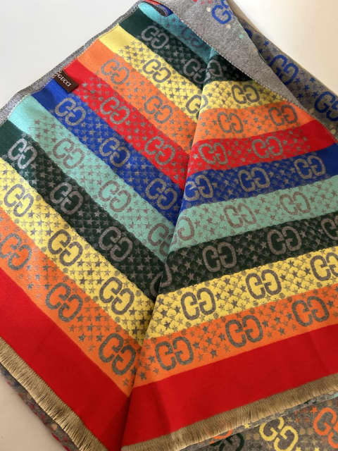 scarf pashmina wrap rainbow As new wool Accessories | Gumtree Area - Brighton | 1310985141