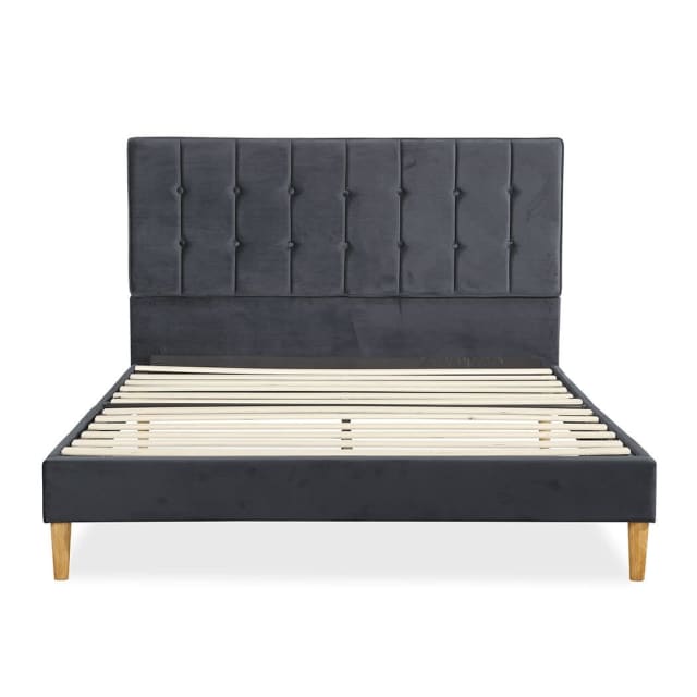 Levede Bed Frame Double Size Mattress Base Platform Wooden Velevt