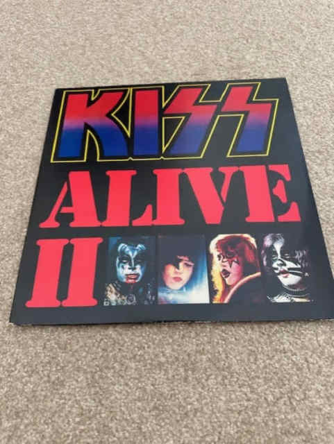 KISS 1977 ALIVE 2 ORIGINAL WITH BOOKLET CASABLANCA ASTOR RECORD ...