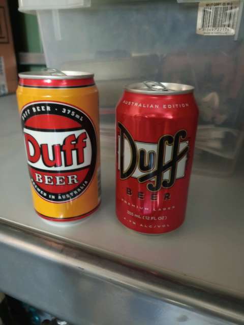 Simpsons duff beer cans-$100 pair | Collectables | Gumtree Australia ...