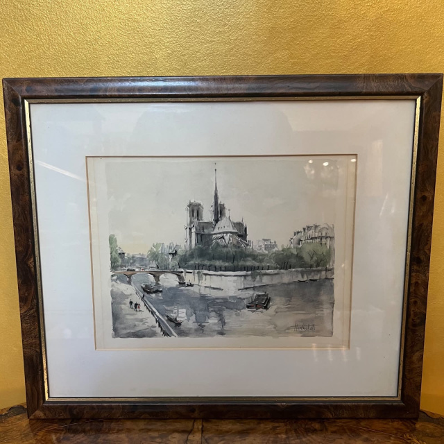 Watercolour Of Notre Dames Wall Art Art Gumtree Australia Fairfield