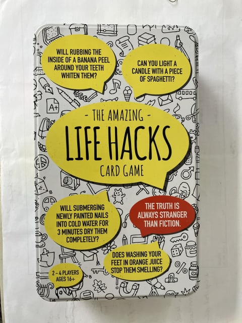 The Amazing Life Hacks Card Game