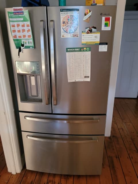 westinghouse 702l french door fridge