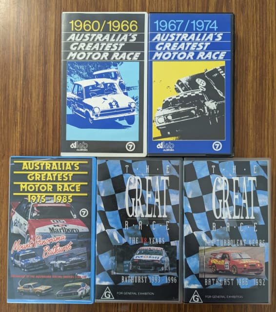 Australian Car Motor Racing Vintage VHS Bundle Bathurst V8 Other