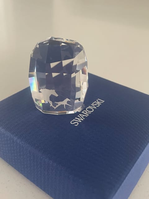 SWAROVSKI CRYSTAL - HORSES PAPERWEIGHT - 5004732 - NIB | Collectables ...