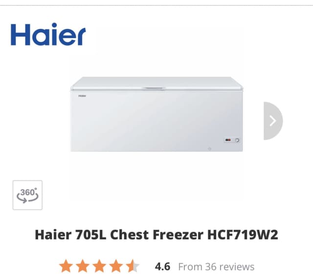 Haier Chest Freezer 705 HUGE Nearly NEW / Fridges & Freezers Gumtree Australia Gosford Area