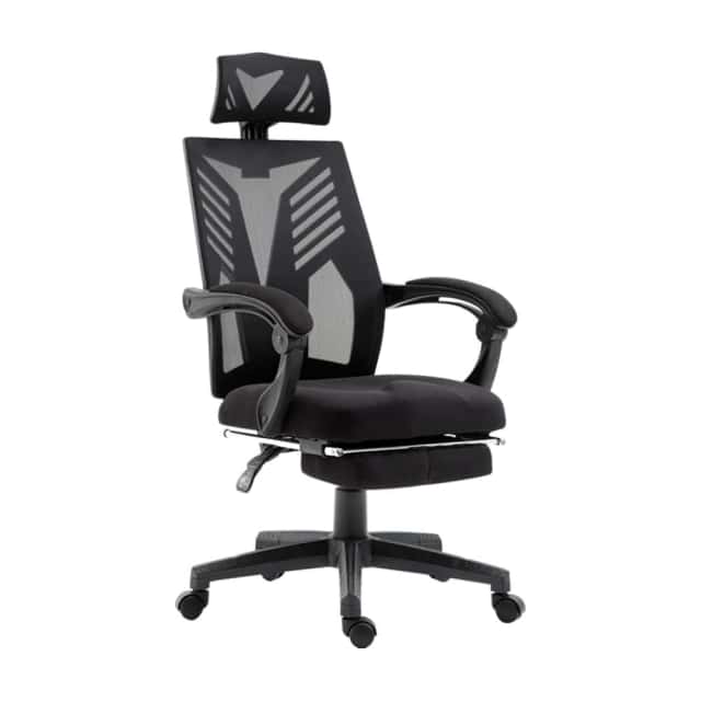 Mesh Office Chair Recliner Black Office Chairs in Indooroopilly QLD