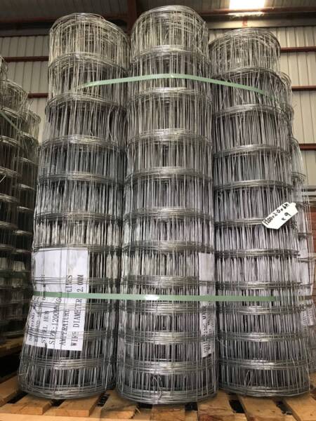 Welded Mesh Dog Fence - 1200mm high x 12 line x 2.0mm - 60mtr roll ...