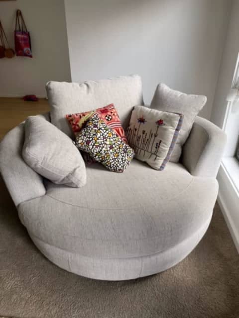 plush snuggle chair gumtree