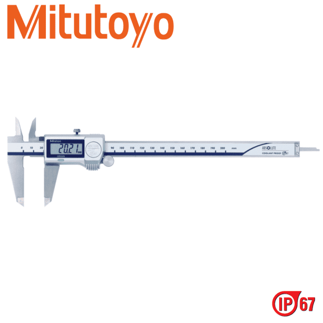 Mitutoyo Absolute Coolant Proof Digital Vernier Caliper 0200mm IP67 Hand Tools in Hillcrest