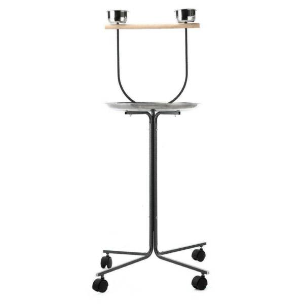 122cm Steel Bird Parrot Gym Toy Playpen Stand Play Perch w/Wheels