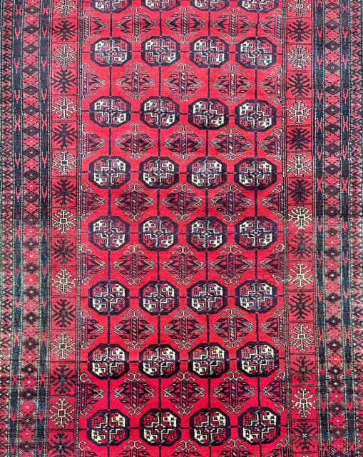 Antique pure wool Bokhara handmade Afghan Balouchi rug 2x1.1m | Rugs ...