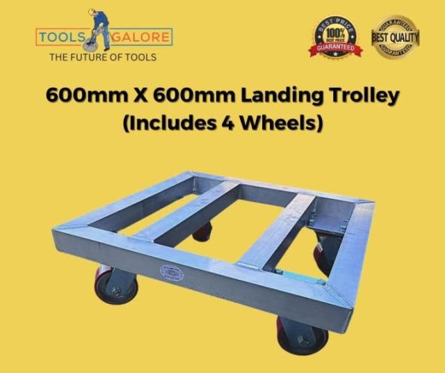 600mm X 600mm Landing Trolley (Includes 4 Wheels) | Other Tools & DIY ...