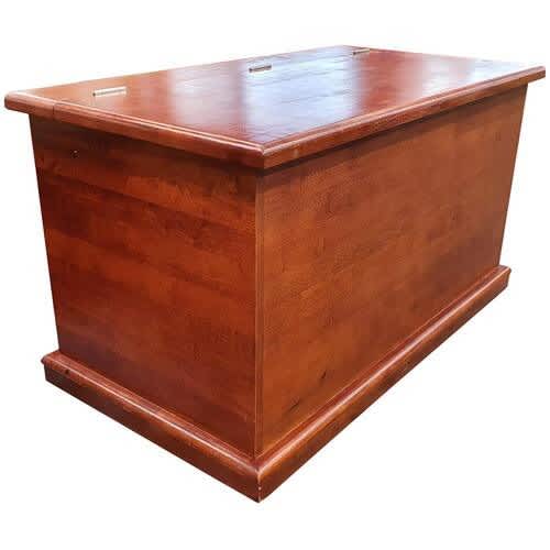 Blanket Box Solid Timber Trunk Chest Storage Unit Keruing Timber