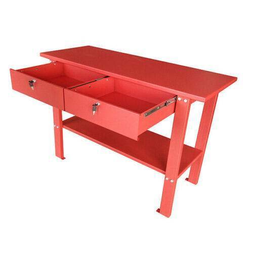 Work Bench,Steel bench, Home garage Metal two draw (SWB007