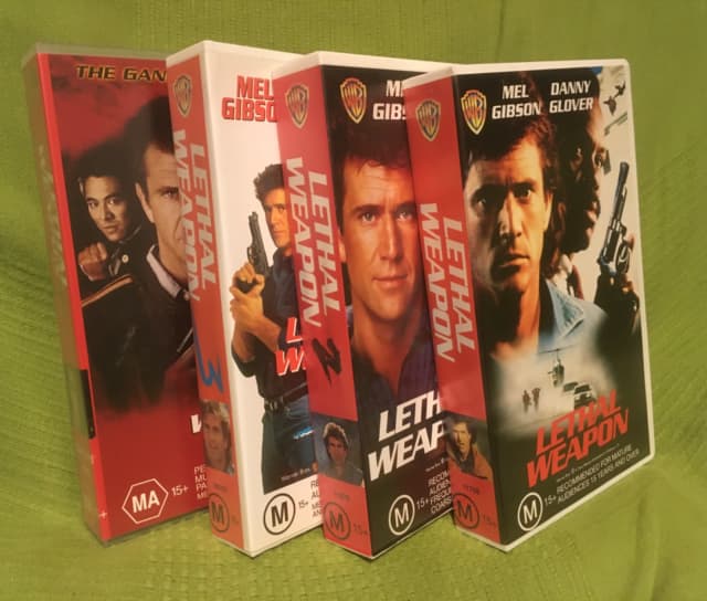 Lethal Weapon 1 To 4 VHS Cassette tapes - as new - CDs & DVDs in ...