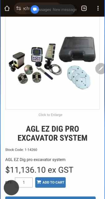 Ezdig pro laser guided excavator system Construction Equipment