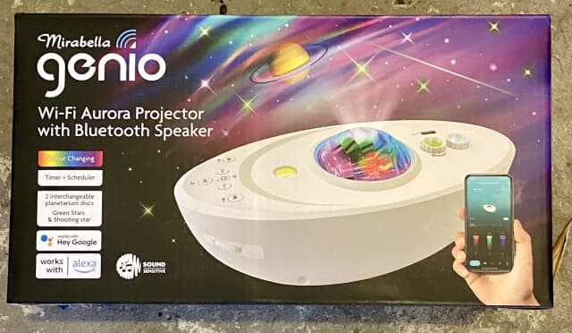 mirabella genio wi fi aurora projector