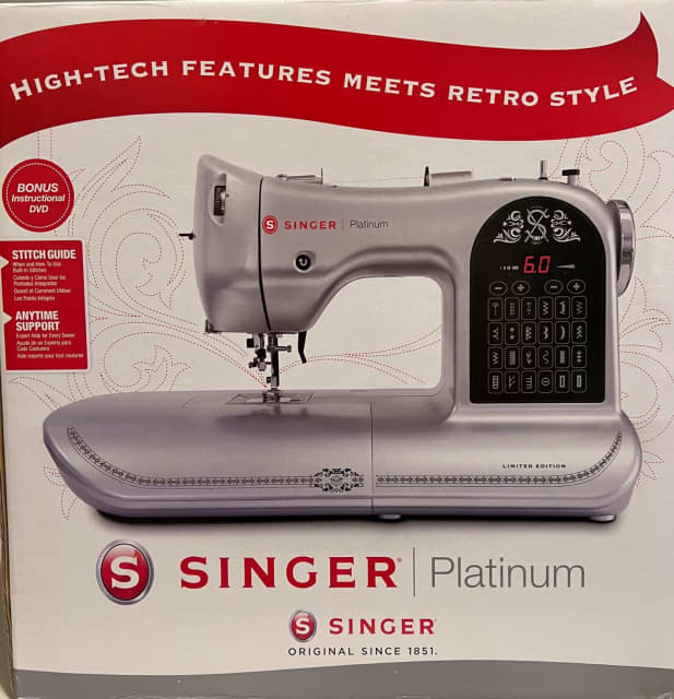 Singer 8768 Platinum Electronic Sewing Machine.Limited Edition