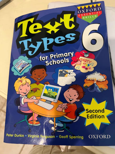 TEXT TYPES SIX FOR CHILDREN NEVER WRITTEN ON | Textbooks | Gumtree ...