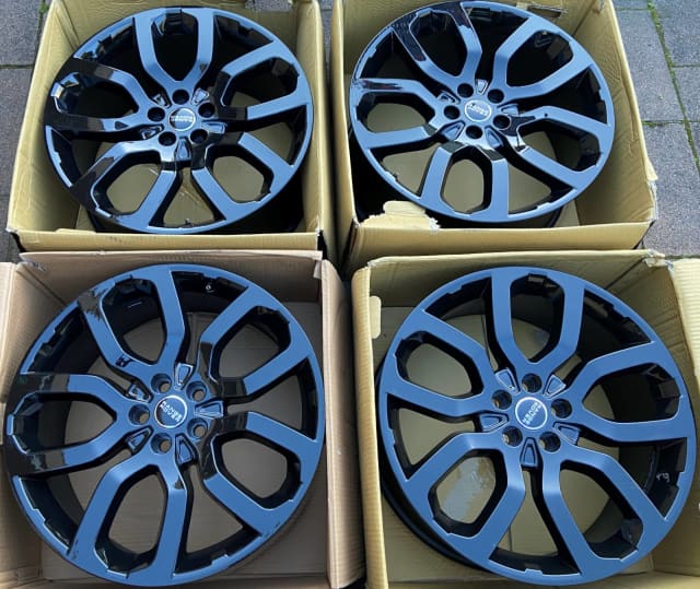 GENUINE LAND ROVER RANGE ROVER 22” GLOSS BLACK Sport Vogue Wheels RIMS
