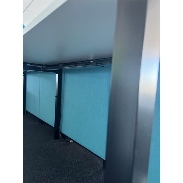 8 Metal Leg High Table In Good Condition Buffets & Side Tables in